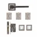 Hadrian Mortice Kit - Matt Satin Black Finish (Inc. Hinges: 102x76x3mm) image