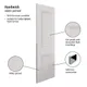 Internal Hardwick 2P Primed Door (1981mm x 610mm x 35mm) thumbnail