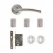 Hera Mortice Kit - Satin Nickel Chrome (Inc. Hinges: 76x50x2mm) image