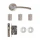 Hera Mortice Kit - Satin Nickel Chrome (Inc. Hinges: 76x50x2mm) thumbnail