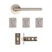 Ithaca Latch Kit - Satin Nickel (Inc. Hinges: 102x76x3mm) image