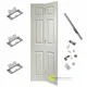 Internal 6 Panel Bifold Door - Free Track & Parts (78" x 27" / 1981mm x 686mm x 35mm) thumbnail