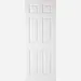Internal 6 Panel White Primed Door (2040mm x 926mm x 40mm) image