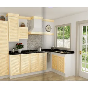 Internal Pine Open Slatted Louvre Door (457mm x 305mm x 28mm) image