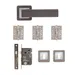 Invictus Mortice Kit - Matt Satin Black Finish (Inc. Hinges: 102x76x3mm) image