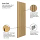 Internal Oak Lam Aria Door (1981mm x 610mm x 35mm) thumbnail