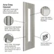 Internal Grey Lam Aria Clear Glazed Door (1981mm x 762mm x 35mm) thumbnail