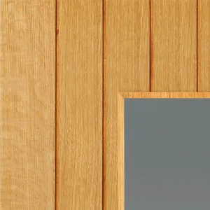 Internal Oak Cherwell P/F Glazed Door (1981mm x 686mm x 35mm) image