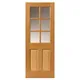 Internal Oak Dean P/F Glazed Door (1981mm x 686mm x 35mm) thumbnail