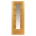 Internal Oak Mistral P/F Glazed Door (1981mm x 686mm x 35mm) image