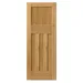 Internal Rustic Oak 4 Panel 1930S P/F Door (1981mm x 610mm x 35mm) image