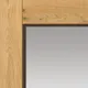 Internal Rustic Oak 4 Panel 1930S P/F Glazed Door (1981mm x 762mm x 35mm) thumbnail