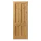 Internal Rustic Oak 4 Panel P/F Door (1981mm x 610mm x 35mm) thumbnail