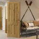 Internal Rustic Oak 4 Panel P/F Door (1981mm x 610mm x 35mm) thumbnail