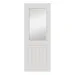 Internal White Primed Thames 1L Clear G Door (1981mm x 610mm x 35mm) image