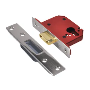 StrongBOLT Euro Profile Mortice Deadlock - Stainless Steel (2.5") image