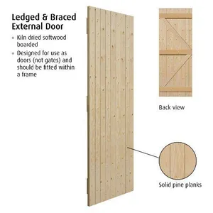 External Ledged & Braced Door (1981mm x 610mm x 40mm) image