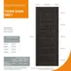 Internal Dark Grey Tigris Door (1981mm x 610mm x 35mm) thumbnail