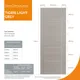 Internal Light Grey Tigris Door (1981mm x 610mm x 35mm) thumbnail