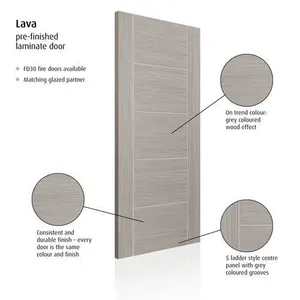 Internal Light Grey Tigris Door (1981mm x 610mm x 35mm) image
