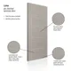 Internal Light Grey Tigris Door (1981mm x 610mm x 35mm) thumbnail