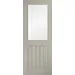 Laminate Cottage Glazed Pre-finished Light Grey Laminate Doors 686 x 1981 image