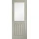Laminate Cottage Glazed Pre-finished Light Grey Laminate Doors 686 x 1981 thumbnail