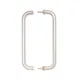 D-Pull Handle Satin Steel 22mmØ 65*322mm Pair thumbnail
