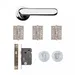 Parga Bathroom Kit - Polished Chrome (Inc. Hinges: 102x76x3mm) image