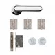 Parga Bathroom Kit - Polished Chrome (Inc. Hinges: 102x76x3mm) thumbnail