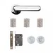Parga Bathroom Kit - Polished Chrome (Inc. Hinges: 76x50x2mm) image