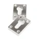 Slim Escutcheon (Pair) Satin Nickel Chrome 35*50mm - Rectangle Rose thumbnail
