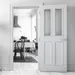 Rochester White Primed Glazed Internal Door (1981mm X 610mm X 35mm) image