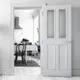 Rochester White Primed Glazed Internal Door (1981mm X 838mm X 35mm) thumbnail