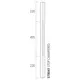 Benchmark Oak Stop Chamfered Spindle (895mm x 41mm x 41mm) thumbnail