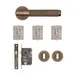 Sparta Mortice Kit - Matt Antique Brass (Inc. Hinges: 102x76x3mm) image