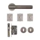 Sparta Mortice Kit - Matt Satin Black Nickel (Inc. Hinges: 102x76x3mm) thumbnail