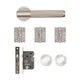 Sparta Mortice Kit - Satin Nickel (Inc. Hinges: 102x76x3mm) thumbnail