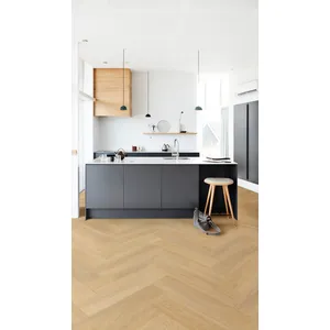 ELKA Uniclic Luxury Rigid Vinyl Flooring - Tucker Oak Biege - 0.794m2 (630mm x 126mm x 6mm) x10 image
