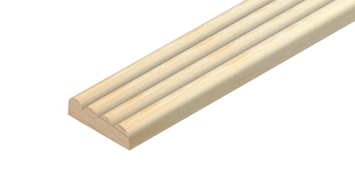 Shawfield Timber | Pine Decorative Reed Mould | Scotland