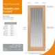 Internal Oak Thames U/F Glazed Door (1981mm x 762mm x 35mm) thumbnail