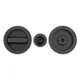 Pocket Door Round Bathroom Lock Matt Black Finish thumbnail
