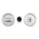 Pocket Door Round Bathroom Lock Satin Chrome Finish thumbnail