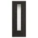 Internal Dark Grey Tigris Glazed Door (1981mm x 838mm x 35mm) thumbnail