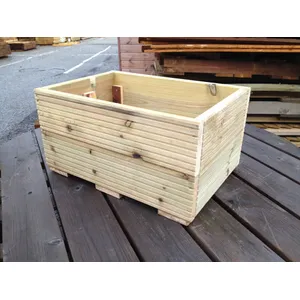 Timber Decking Planter (400mm x 400mm x 300mm) image