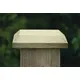 Treated Timber Post Cap - Flat (3" x 3" / 75mm x 75mm) thumbnail