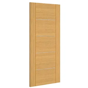 Valencia Prefinished Oak FD30 Internal Door (1981mm X 762mm X 45mm) image