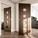 Valencia Prefinished Walnut Glazed Internal Door (1981mm X 610mm X 35mm) image