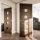 Valencia Prefinished Walnut Glazed Internal Door (1981mm X 686mm X 35mm) thumbnail