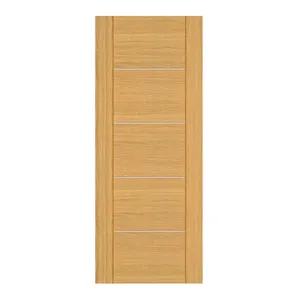 Valencia Prefinished Oak FD30 Internal Door (1981mm X 762mm X 45mm) image